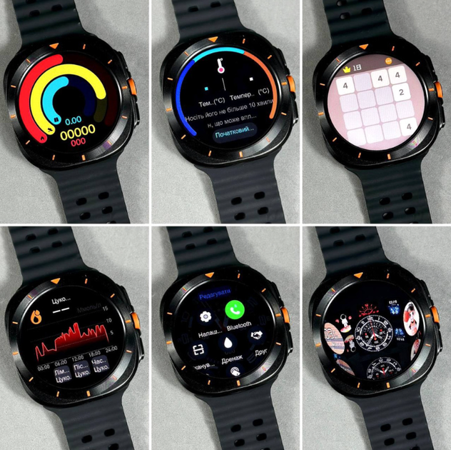 Смарт-часы Smart Watch S7 Ultra Pro с 2-мя ремешками (Black) - Фото 8 Смарт-часы Smart Watch S7 Ultra Pro с 2-мя ремешками (Black) - изображение 8