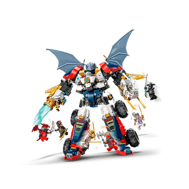 Конструктор LEGO NINJAGO Ультракомбинируемый робот Зейна 1187 деталей (71834) - зображення 4
