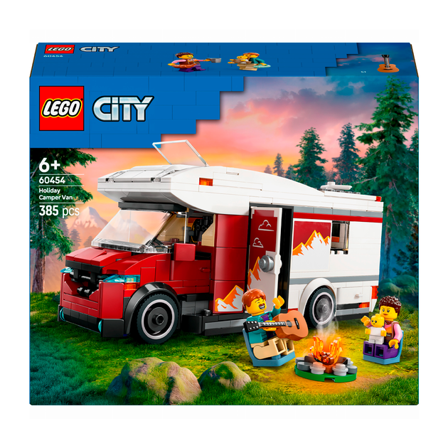 Конструктор LEGO City Приключенческий дом на колесах для отпуска 385 деталей (60454) - Фото 2 Конструктор LEGO City Приключенческий дом на колесах для отпуска 385 деталей (60454) - изображение 2