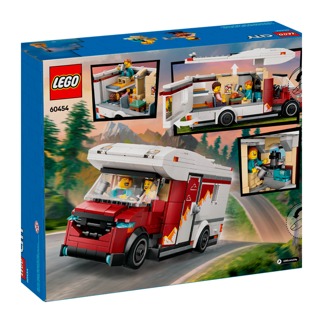Конструктор LEGO City Приключенческий дом на колесах для отпуска 385 деталей (60454) - Фото 3 Конструктор LEGO City Приключенческий дом на колесах для отпуска 385 деталей (60454) - изображение 3