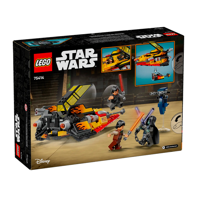 Конструктор LEGO Star Wars The Force Burner Сніговий винищувач 349 деталей (75414) - зображення 3