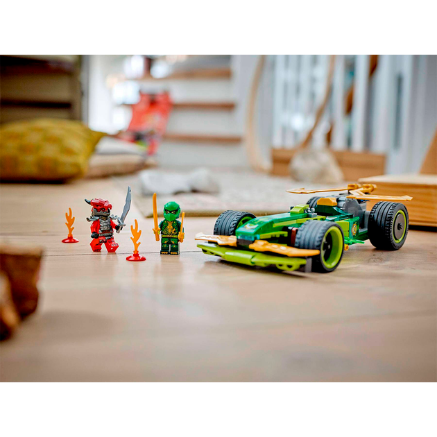 Конструктор LEGO NINJAGO Автомобіль для перегонів Лойда з інерційним двигуном 181 деталь (71828) - зображення 9