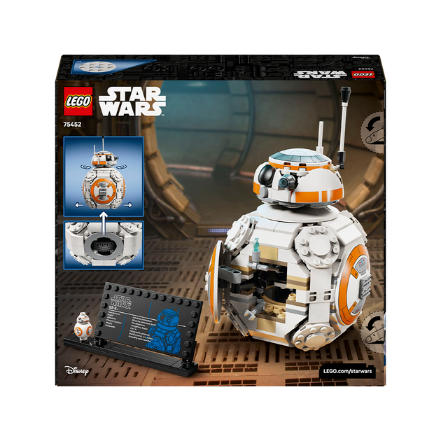 Конструктор LEGO Star Wars Дроїд-астромеханік BB-8 569 деталей (75452) - Фото 3 Конструктор LEGO Star Wars Дроїд-астромеханік BB-8 569 деталей (75452) - зображення 3