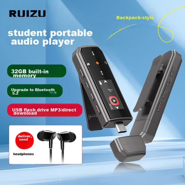 MP3-плеєр RUIZU X80 64 ГБ - Фото 5 MP3-плеєр RUIZU X80 64 ГБ - зображення 5