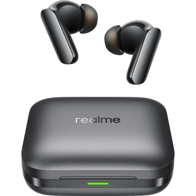 Наушники беспроводные Realme Buds Air 7 Pro Metallic Grey - Фото 2 Наушники беспроводные Realme Buds Air 7 Pro Metallic Grey - изображение 2