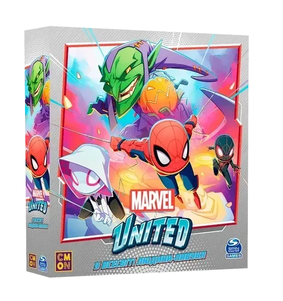 Доповнення до настільної гри Geekach Games Marvel United У всесвіті Людини павука (GKCH036SV) - Фото 1 Доповнення до настільної гри Geekach Games Marvel United У всесвіті Людини павука (GKCH036SV) - зображення 1