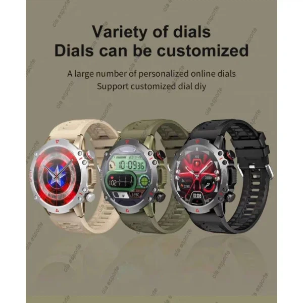 Смарт годинник Damix Smart Watch Android 1,53" силіконовий браслет чорний - зображення 2