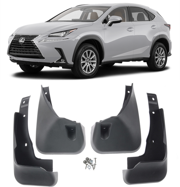 Брызговики Lexus NX300 2018-2021, (4шт.) - изображение 2