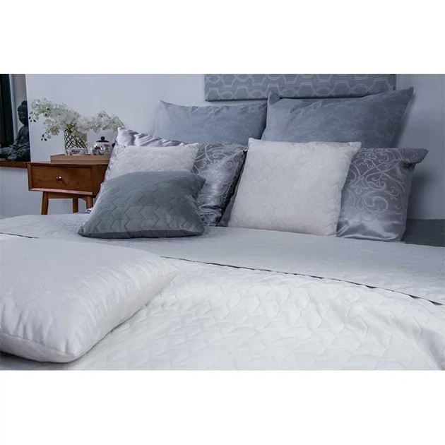 Двустороннее декоративное покрывало Руно Velour Ice зигзаг 150х220 см - изображение 5