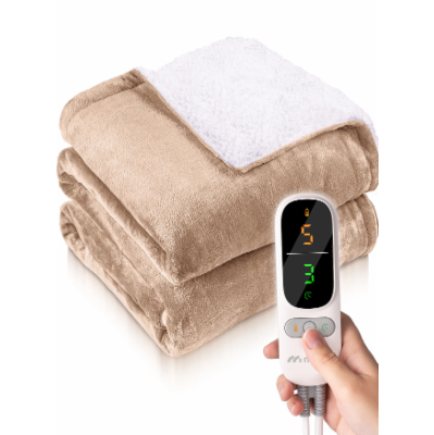 Электроодеяло Maltec CozyHeat 113466 180×160 см, 160 Вт, бежевая - Фото 1 Электроодеяло Maltec CozyHeat 113466 180×160 см, 160 Вт, бежевая - изображение 1