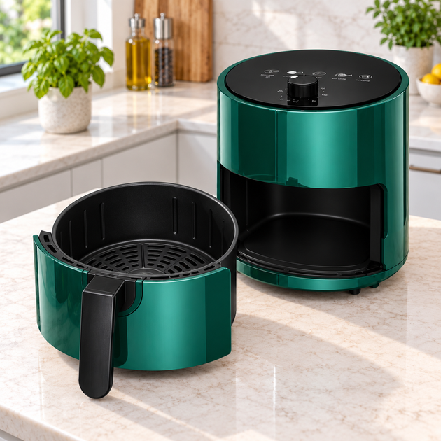 Аерофритюрниця-аерогриль з таймером 4 л Air Fryer-2294 1000 Вт - изображение 2