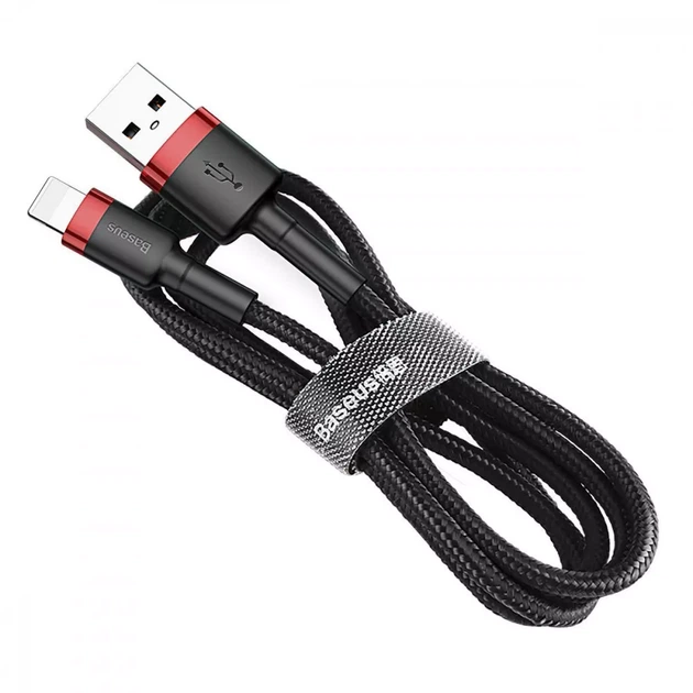 Кабель Baseus Cafule Lightning 1.5A (2m) - Фото 3 Кабель Baseus Cafule Lightning 1.5A (2m) - зображення 3