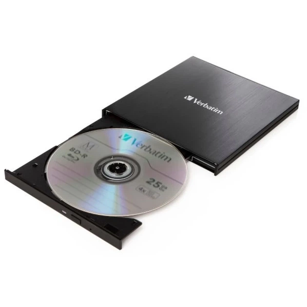 Внешний Blu-ray привод Verbatim Slimline Black (43890) - изображение 2