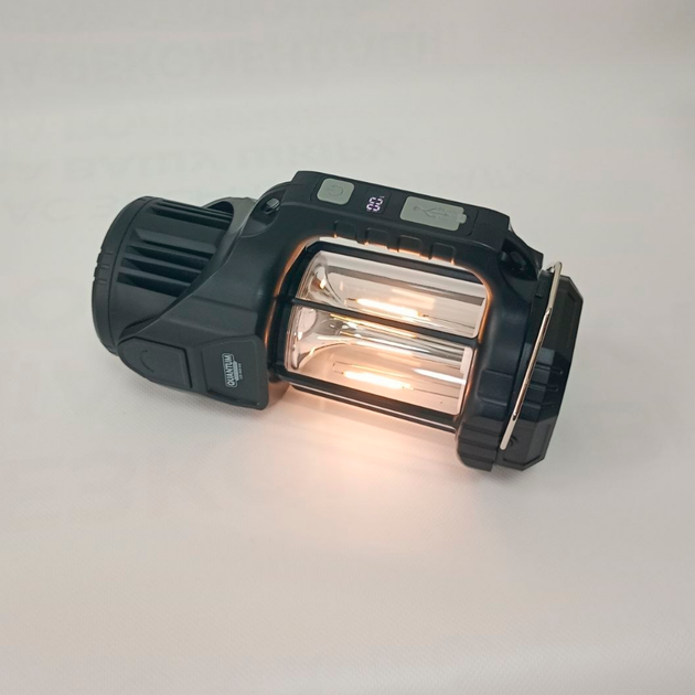 Ліхтар кемпінговий пошуковий акумуляторний Quantum QM-FL3032 TWIST 5W LED+COB+Filament з функ. Power Bank (0793254402828) - Фото 8 Ліхтар кемпінговий пошуковий акумуляторний Quantum QM-FL3032 TWIST 5W LED+COB+Filament з функ. Power Bank (0793254402828) - зображення 8