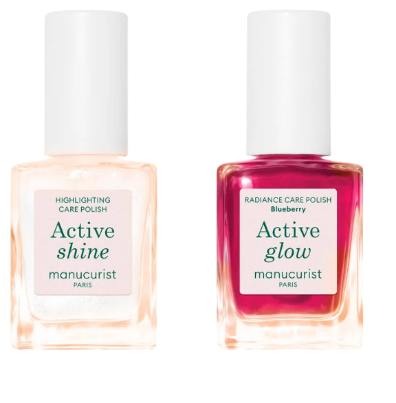 Zestaw Manucurist Tiny but Shiny Lakier do paznokci Shine Icy 8 ml + Lakier do paznokci Glow Blueberry 8 ml (3662263220587) - Zdjęcie 2 Zestaw Manucurist Tiny but Shiny Lakier do paznokci Shine Icy 8 ml + Lakier do paznokci Glow Blueberry 8 ml (3662263220587) - obraz 2