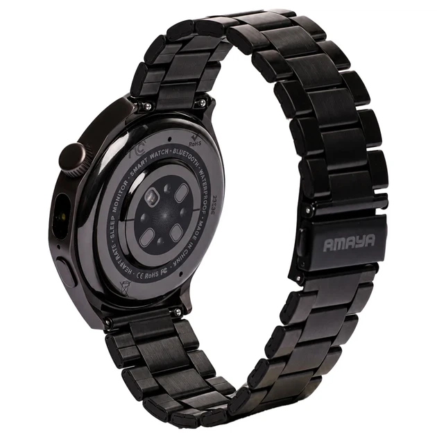 Смарт-годинник Amaya ASW-70 IPS 1.46 дюйма з дзвінками Bluetooth 5.3 чорний - зображення 3