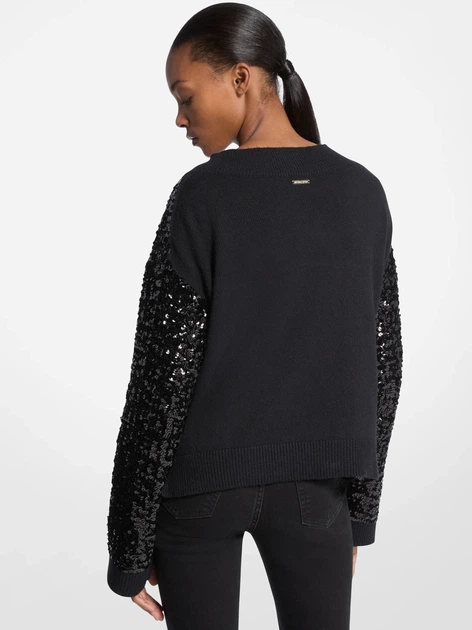 Пуловер жіночий Michael Kors 490903147 XL Чорний (1163087290) - зображення 2