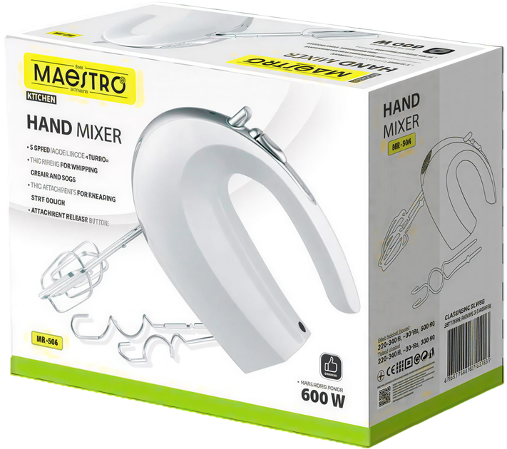 Mikser Maestro MR-506 - obraz 2