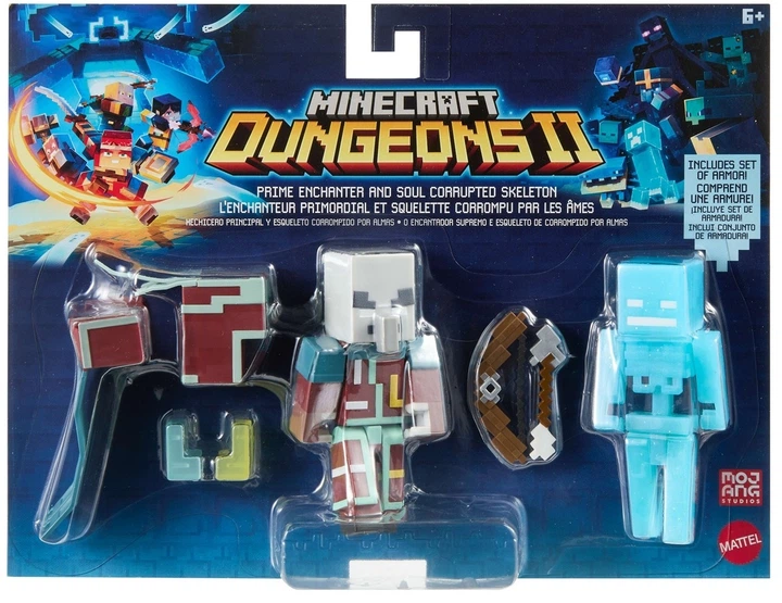 Zestaw figurek Mattel Minecraft „Boss Rozbójników i Szkielet” 8 cm (GTT53/JML84) (0194735380305) - Zdjęcie 1 Zestaw figurek Mattel Minecraft „Boss Rozbójników i Szkielet” 8 cm (GTT53/JML84) (0194735380305) - obraz 1