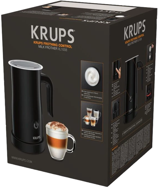 Спінювач молока Krups XL100810 чорний - зображення 2