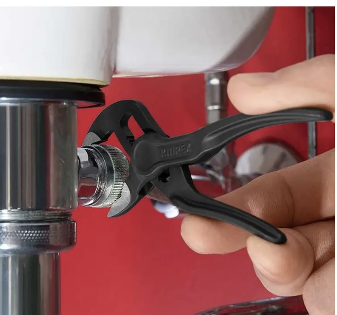 Високотехнологічні сантехнічні кліщі Cobra XS KNIPEX 87 00 100 - зображення 2