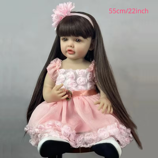 Реалистичная кукла Реборн 55 см полностью виниловая Doll Reborn Baby К0100228 - Фото 5 Реалистичная кукла Реборн 55 см полностью виниловая Doll Reborn Baby К0100228 - изображение 5