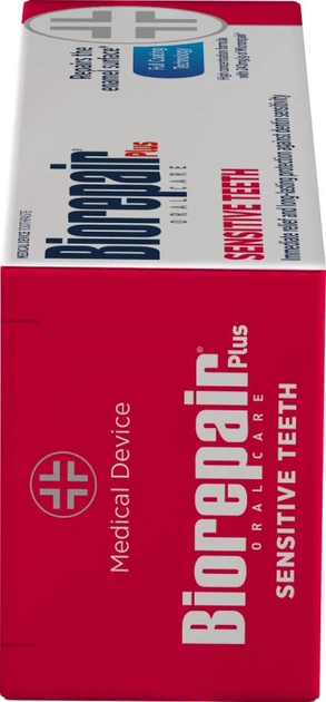 Pasta do zębów Biorepair Plus Sensitive Teeth dla wrażliwych zębów 75 ml (8017331092224) - obraz 5