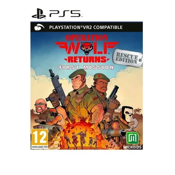 Диск для PlayStation 5 - Operation Wolf Returns First Mission Rescue Edition, английская версия - Фото 1 Диск для PlayStation 5 - Operation Wolf Returns First Mission Rescue Edition, английская версия - изображение 1