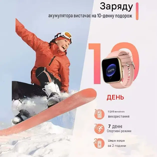 Смарт-годинник жіночий LIGE P114 Gold - изображение 6