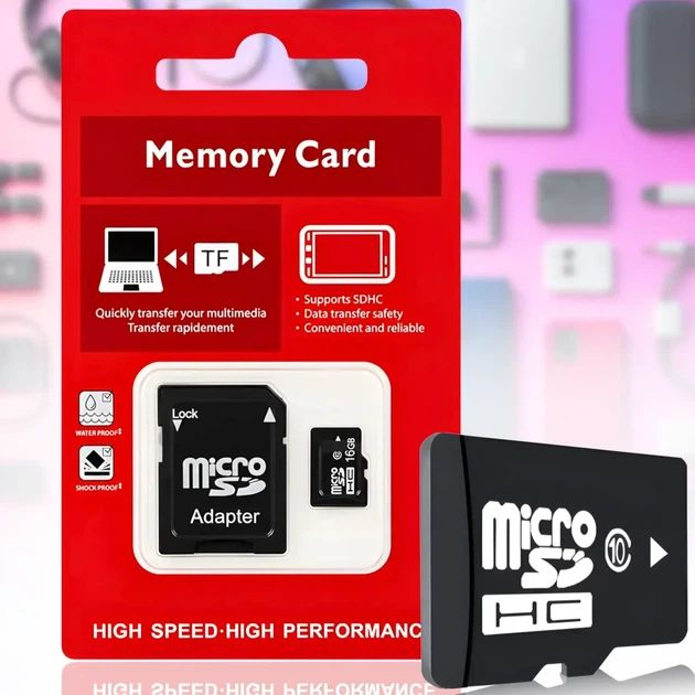 Карта пам'яті MicroSD 16 GB Class 10 з SD-адаптером - зображення 3
