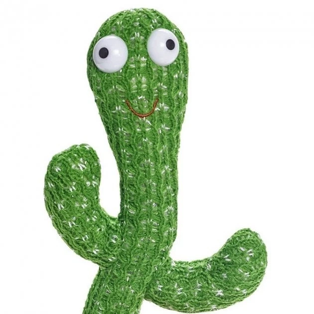 Музичний танцюючий кактус Dancing Cactus з підсвічуванням і 120 піснями на акумуляторі - Фото 3 Музичний танцюючий кактус Dancing Cactus з підсвічуванням і 120 піснями на акумуляторі - зображення 3