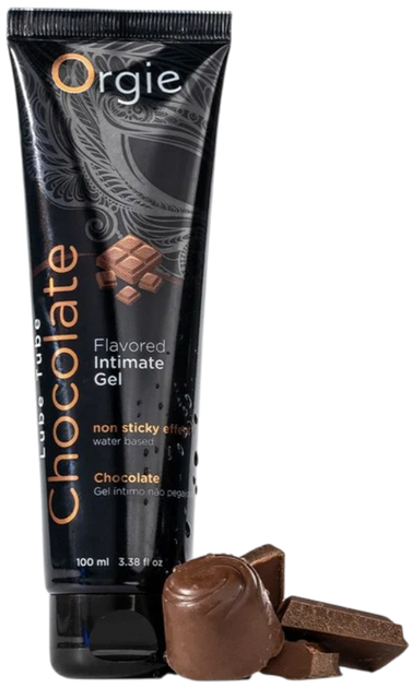 Lubrykant Orgie Lube Tube Czekolada na bazie wody smakowy 100 ml (5600298351041) - obraz 2