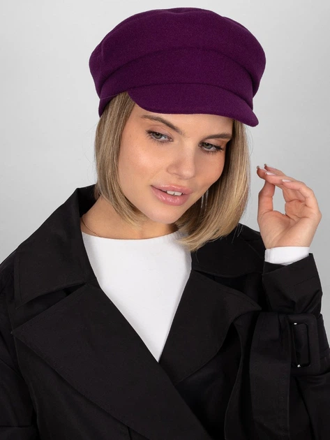 Кепи женское VILSS Cashmere Pellicci VL-2208-115-M 57-58 Чернильное (ROZ6501064608) - изображение 3