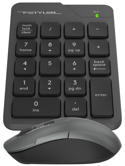 Комплект бездротовий A4Tech FG1600C Air2 Grey (4711421998819) - зображення 3