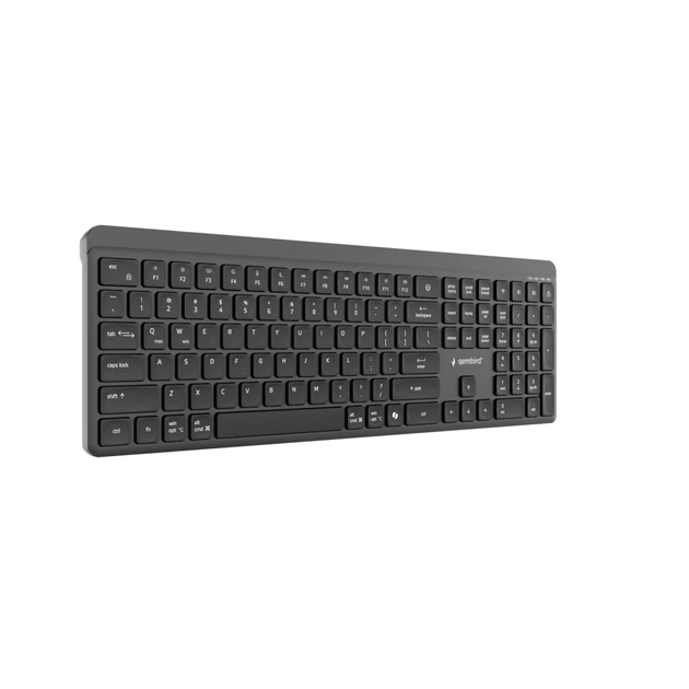 Комплект клавиатура + мышь Gembird KB-WPS-03 беспроводной Dual Mode 2.4 GHz + Bluetooth US раскладка Black (8716309136907) - Фото 4 Комплект клавиатура + мышь Gembird KB-WPS-03 беспроводной Dual Mode 2.4 GHz + Bluetooth US раскладка Black (8716309136907) - изображение 4