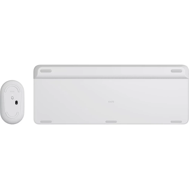 Комплект клавіатура + миша Logitech MK470 бездротовий White (5099206086616) - Фото 3 Комплект клавіатура + миша Logitech MK470 бездротовий White (5099206086616) - зображення 3