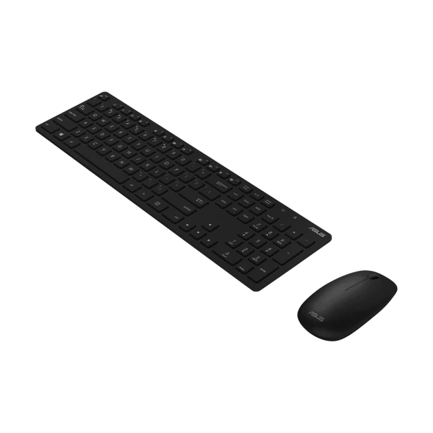 Комплект клавіатура + миша Asus W5000 бездротовий US розкладка Black (4711387538623) - Фото 1 Комплект клавіатура + миша Asus W5000 бездротовий US розкладка Black (4711387538623) - зображення 1