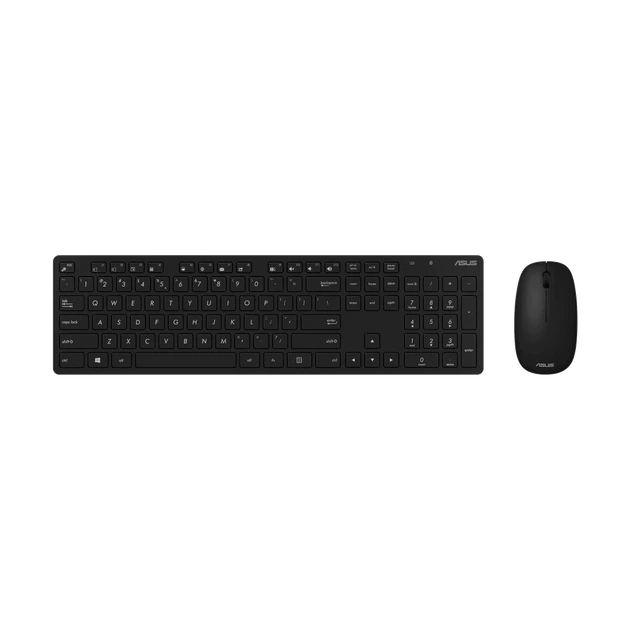Комплект клавіатура + миша Asus W5000 бездротовий US розкладка Black (4711387538623) - Фото 2 Комплект клавіатура + миша Asus W5000 бездротовий US розкладка Black (4711387538623) - зображення 2