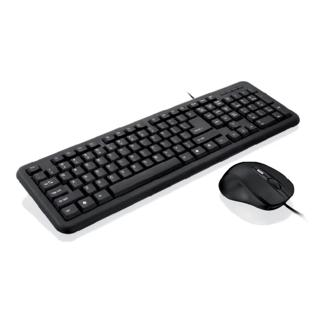Комплект клавіатура + миша iBOX Office Kit II USB US розкладка Black (5904356222657) - Фото 1 Комплект клавіатура + миша iBOX Office Kit II USB US розкладка Black (5904356222657) - зображення 1