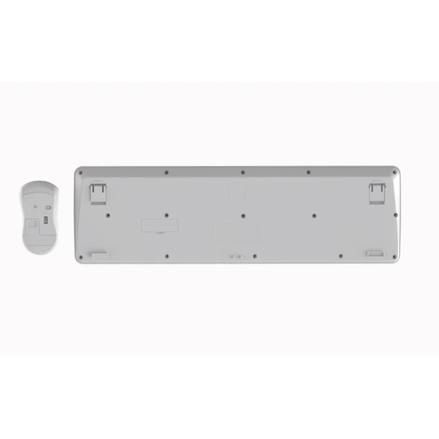 Комплект клавіатура + миша Gembird KBS-WPS-01 Slim Pro Business бездротовий US розкладка White (8716309137027) - Фото 5 Комплект клавіатура + миша Gembird KBS-WPS-01 Slim Pro Business бездротовий US розкладка White (8716309137027) - зображення 5