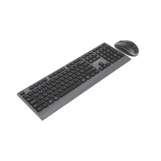 Комплект клавіатура + миша Gembird KBS-WPS-02-CYRL бездротовий RU розкладка Black (8716309137942) - зображення 6