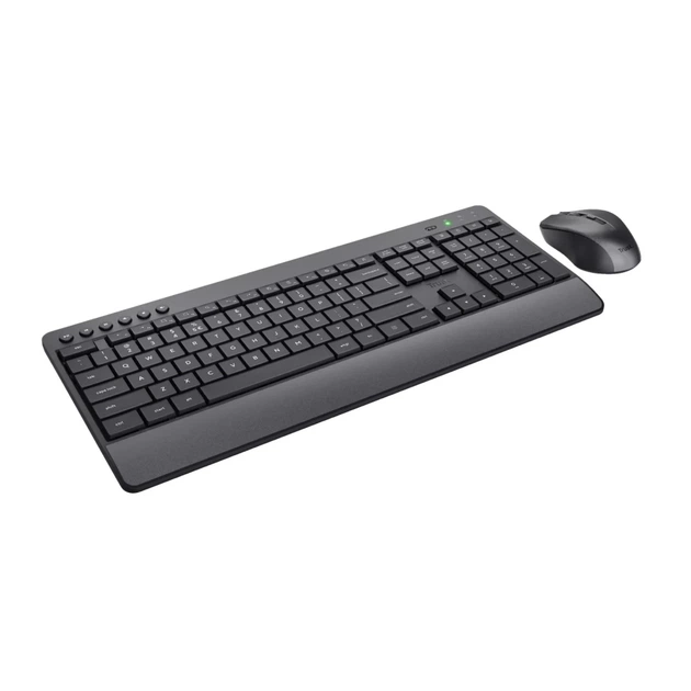 Комплект клавіатура + миша Trust Trezo Wireless Deskset Eco US розкладка (8713439245295) - Фото 3 Комплект клавіатура + миша Trust Trezo Wireless Deskset Eco US розкладка (8713439245295) - зображення 3