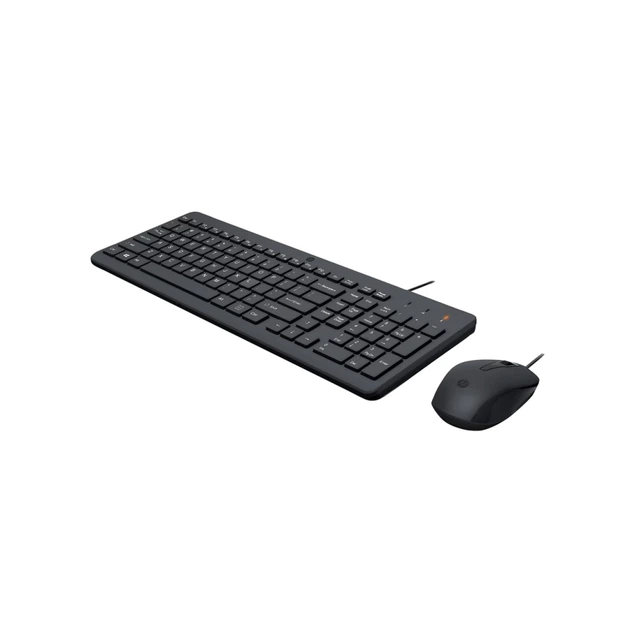 Комплект клавіатура + миша HP 150 Wired Mouse and Keyboard німецька розкладка Black (195122875527) - зображення 2