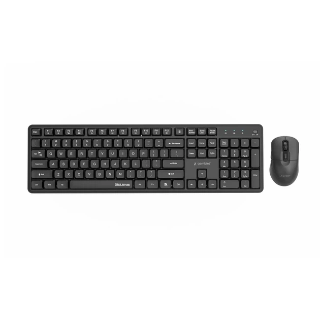 Комплект клавіатура + миша Gembird KBS-WMS-01 Silent Key Pro Business US розкладка Black (8716309136792) - Фото 1 Комплект клавіатура + миша Gembird KBS-WMS-01 Silent Key Pro Business US розкладка Black (8716309136792) - зображення 1