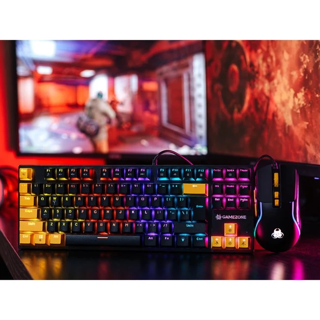 Комплект клавиатура + мышь Tracer GameZone Hornet87 игровой (5907512873281) - изображение 15