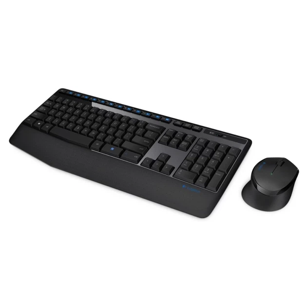 Комплект клавіатура + миша Logitech MK345 бездротовий US розкладка Black (5099206053212) - Фото 2 Комплект клавіатура + миша Logitech MK345 бездротовий US розкладка Black (5099206053212) - зображення 2