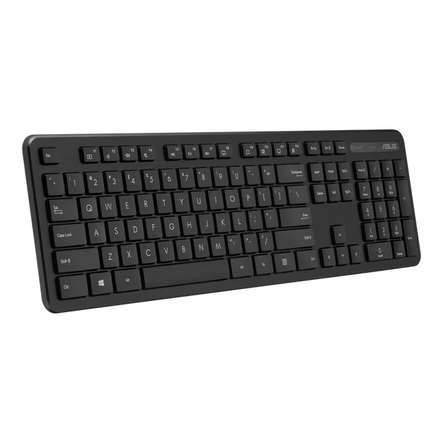Комплект клавіатура + миша Asus CW100 бездротовий US розкладка Black (4711387539620) - Фото 6 Комплект клавіатура + миша Asus CW100 бездротовий US розкладка Black (4711387539620) - зображення 6