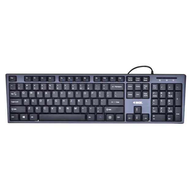Комплект клавіатура + миша iBOX IKMS606 800 DPI US розкладка Black (5901443053897) - Фото 2 Комплект клавіатура + миша iBOX IKMS606 800 DPI US розкладка Black (5901443053897) - зображення 2