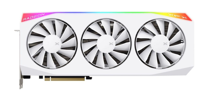 Відеокарта XFX Mercury AMD Radeon RX 9070XT OC Gaming Edition WHITE with RGB 16GB GDDR6, HDMI 3xDP - зображення 2