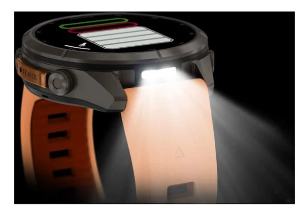 Смарт-годинник GARMIN Fenix 9 Pro inReach 43mm Titanium Case with Shell Pink/Autumn Orange Silicone Band (010-04335-00/01) - Фото 7 Смарт-годинник GARMIN Fenix 9 Pro inReach 43mm Titanium Case with Shell Pink/Autumn Orange Silicone Band (010-04335-00/01) - зображення 7